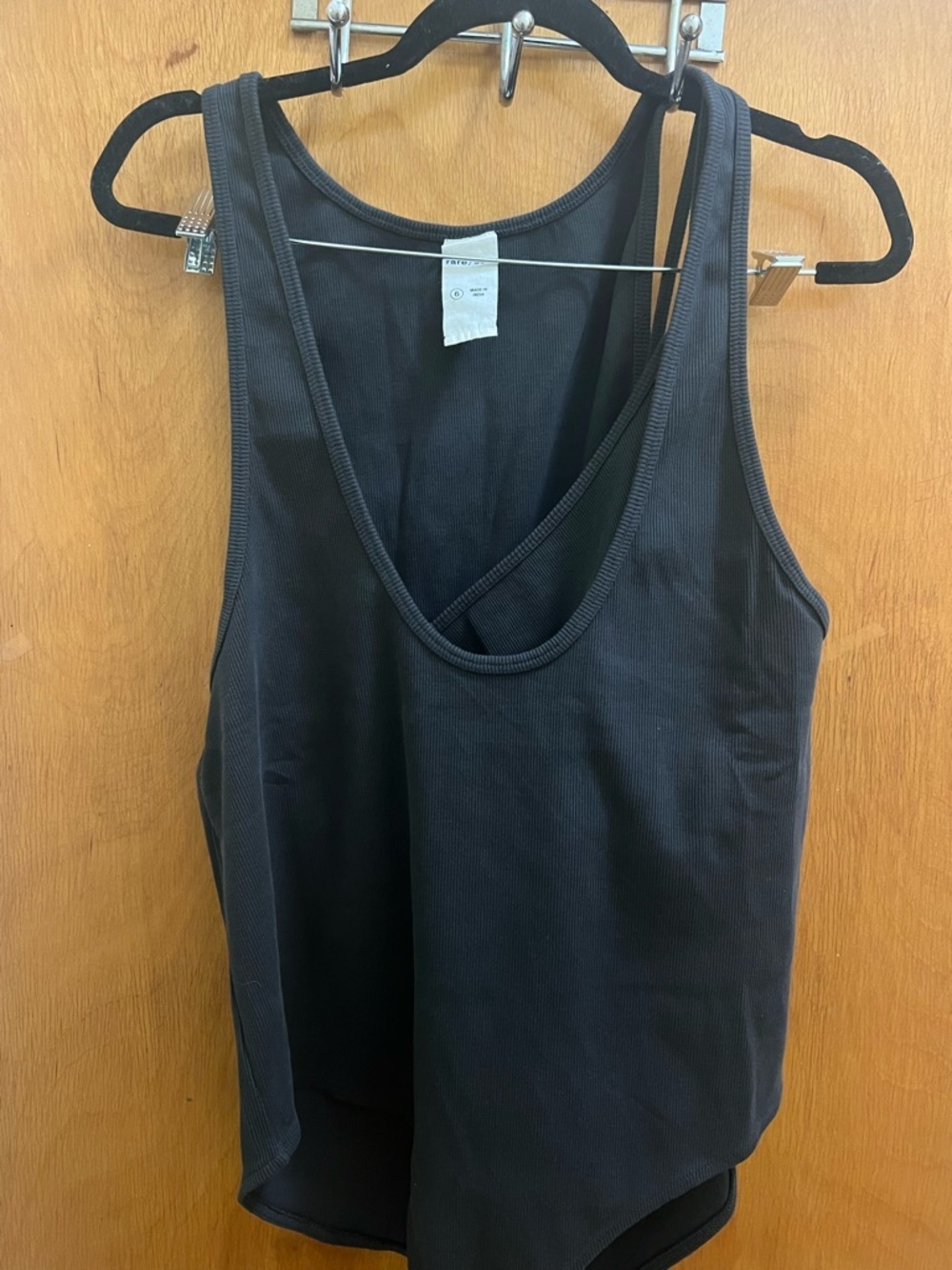 Rare/Self All-Gender Two Piece Ribbed Tank Bodysuit – Gray, Size 6,Brand New - Picture 2 of 14